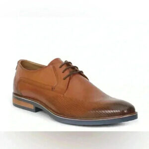 Giorgio Brutini Kane Wingtip Oxford Cognac 10.5